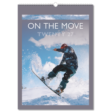 On the Move Wall Calendar - 7 Leaf