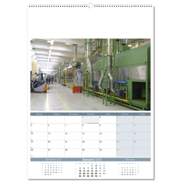 Size 3B Templated Bespoke Calendar